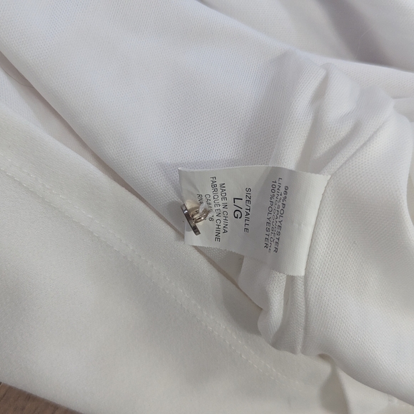 Le Chateau White Floral Backless Dress Large - Picture 5 of 6